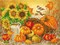 Autumn Harvest Diamond Painting Kit for Adults, Relaxing Craft with Dotz Gems, 16x22 in.